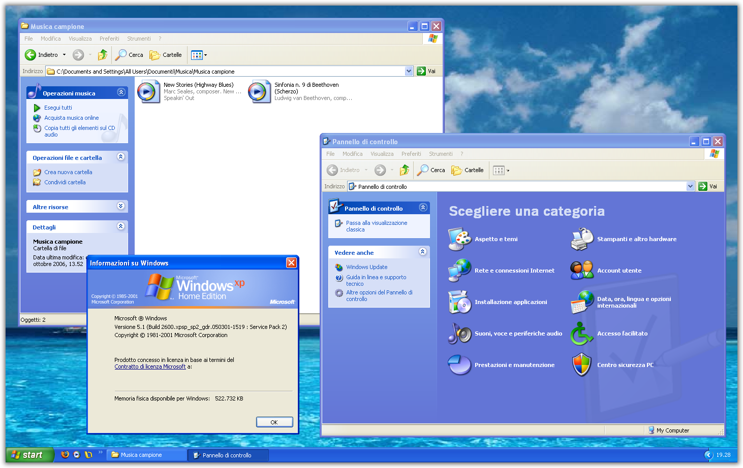 esame ECDL con Windows XP