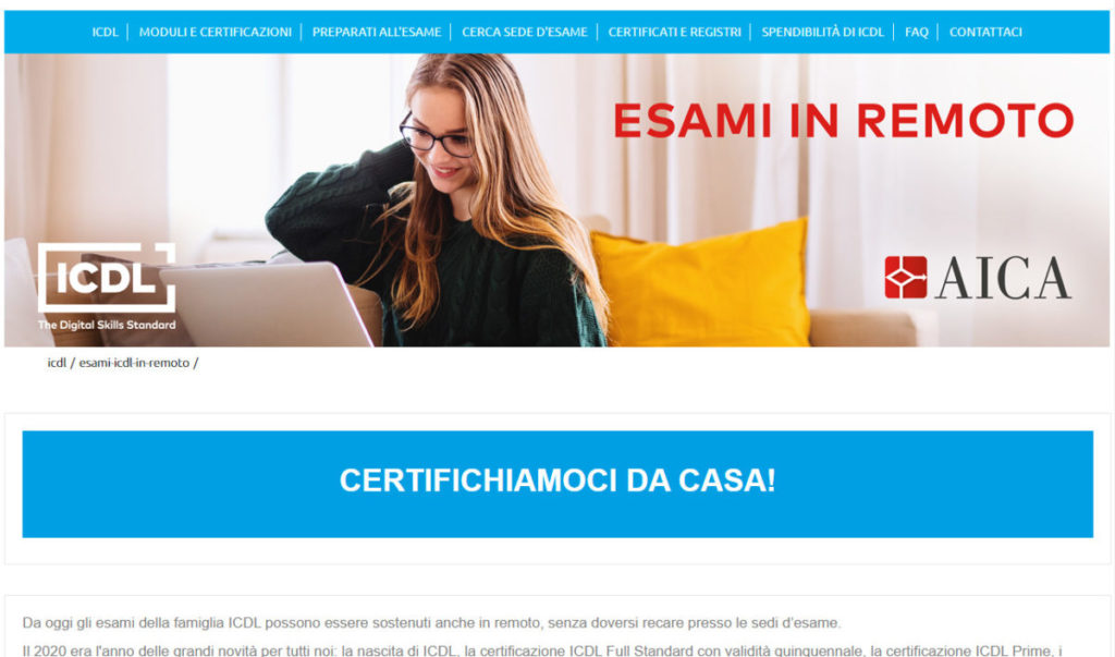 Esami ICDL online